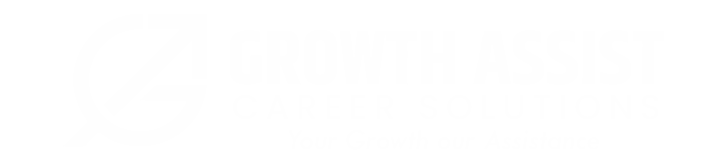 Growth Assist logo white transparent